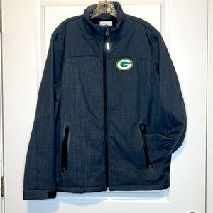 Official NFL Green Bay Packers, Men’s Fleece Lined Zip Up Jacket